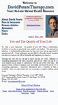 Mobile Screenshot of davidpeterstherapy.com
